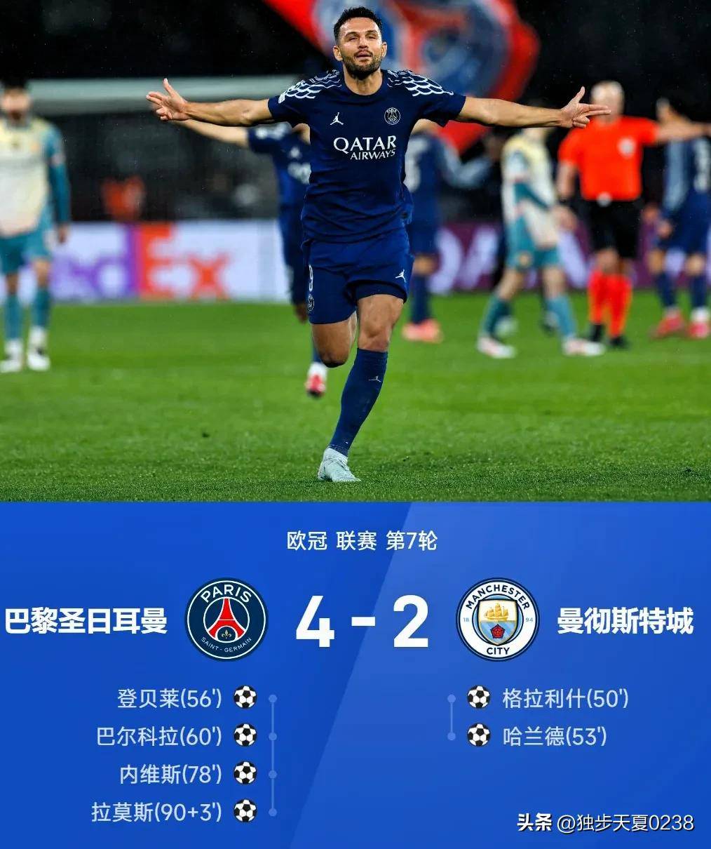 包含巴黎再度大胜，有望晋级下一轮的词条