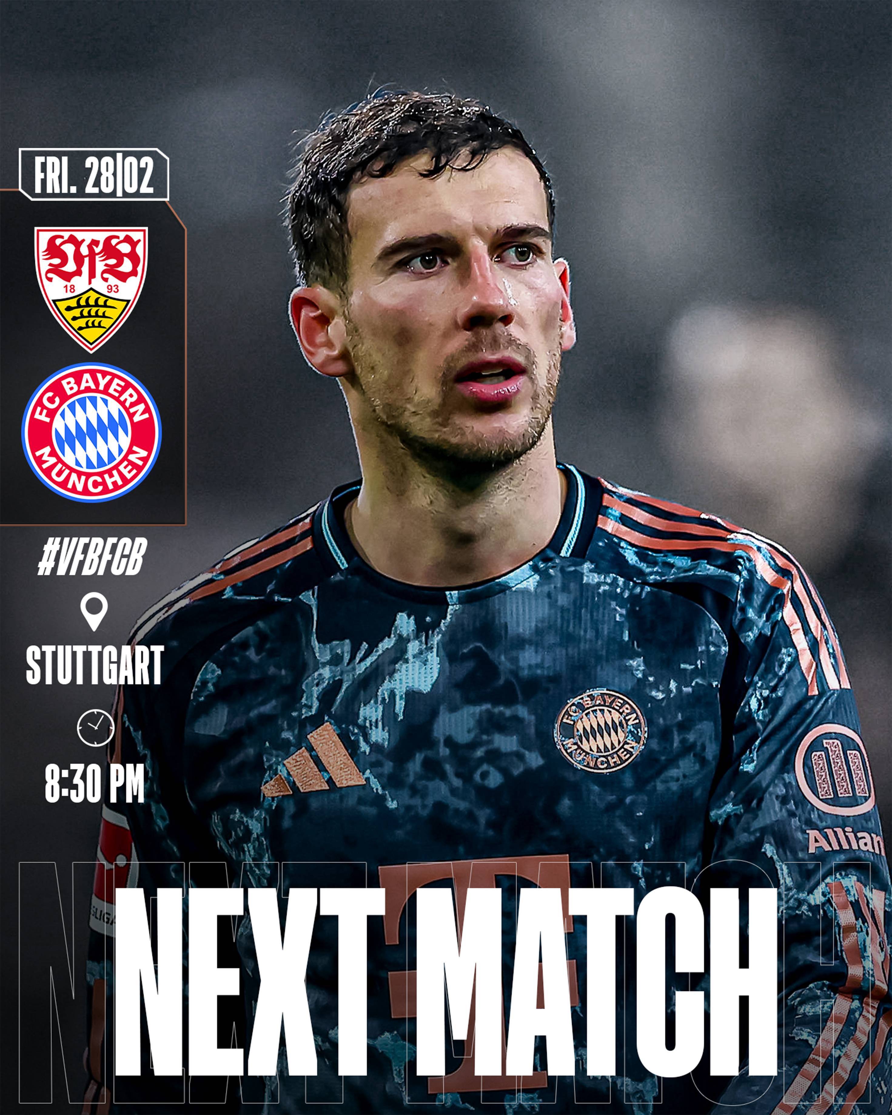 斯图加特迎战拜仁慕尼黑期待惊艳一战