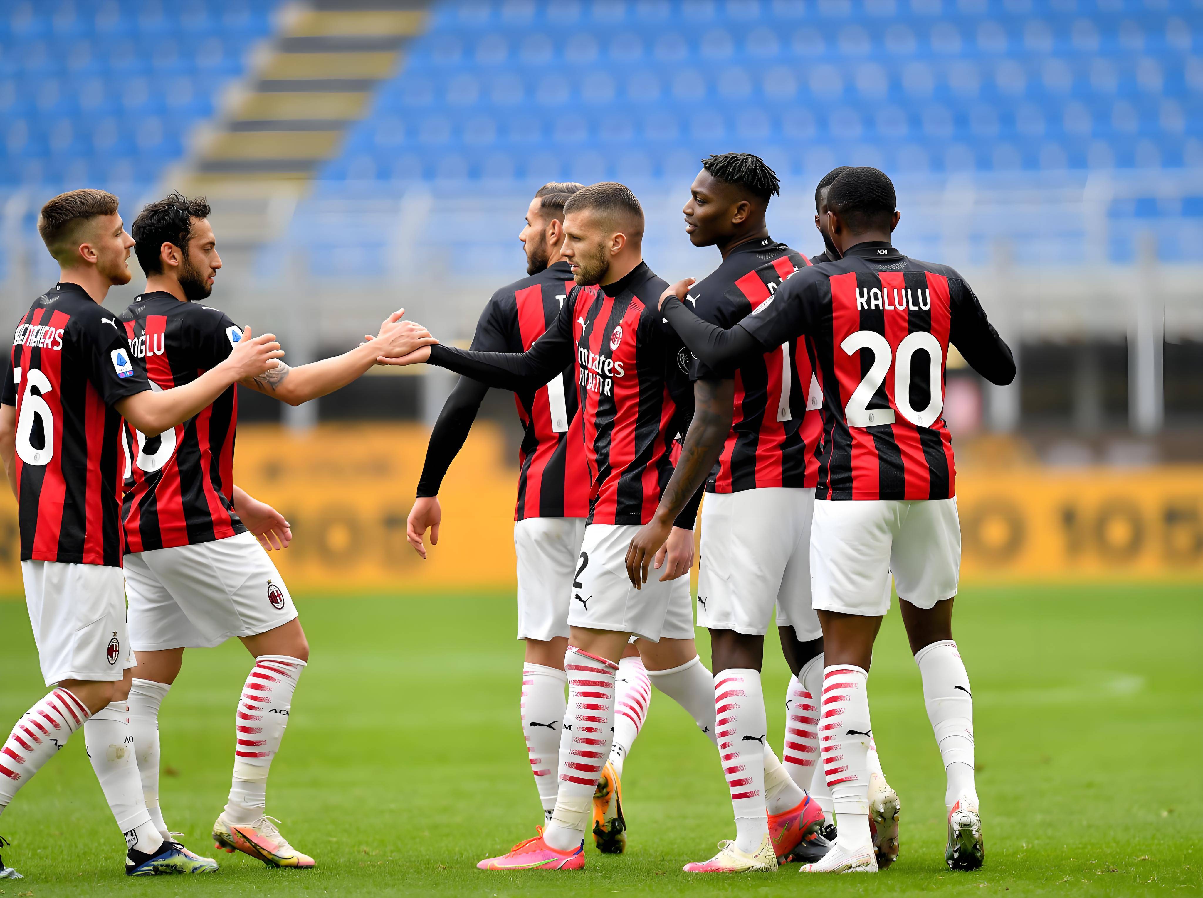 包含AC米兰强势扳倒对手，追平积分榜的词条