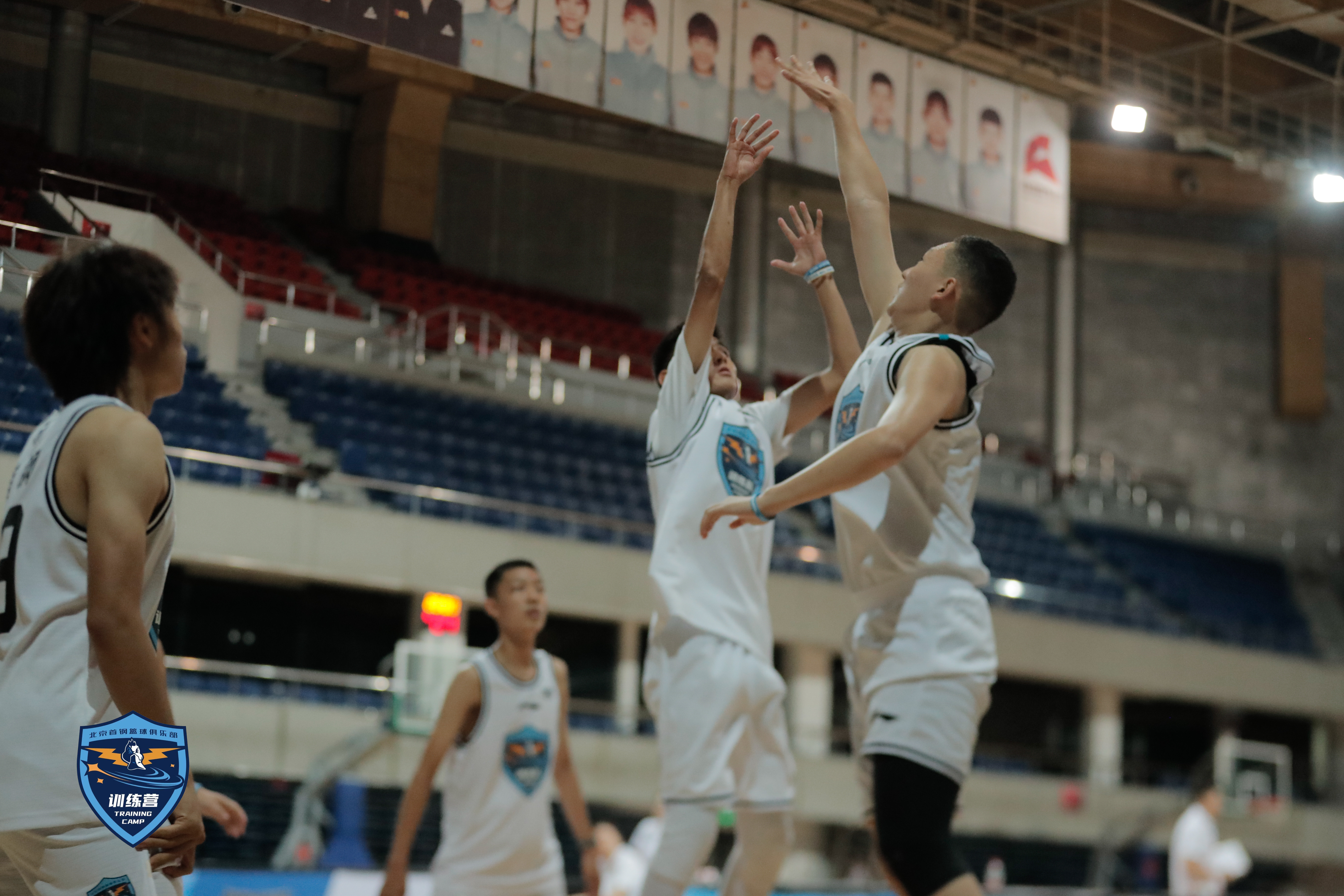 北京首钢男篮全队齐聚训练，备战下场比赛
